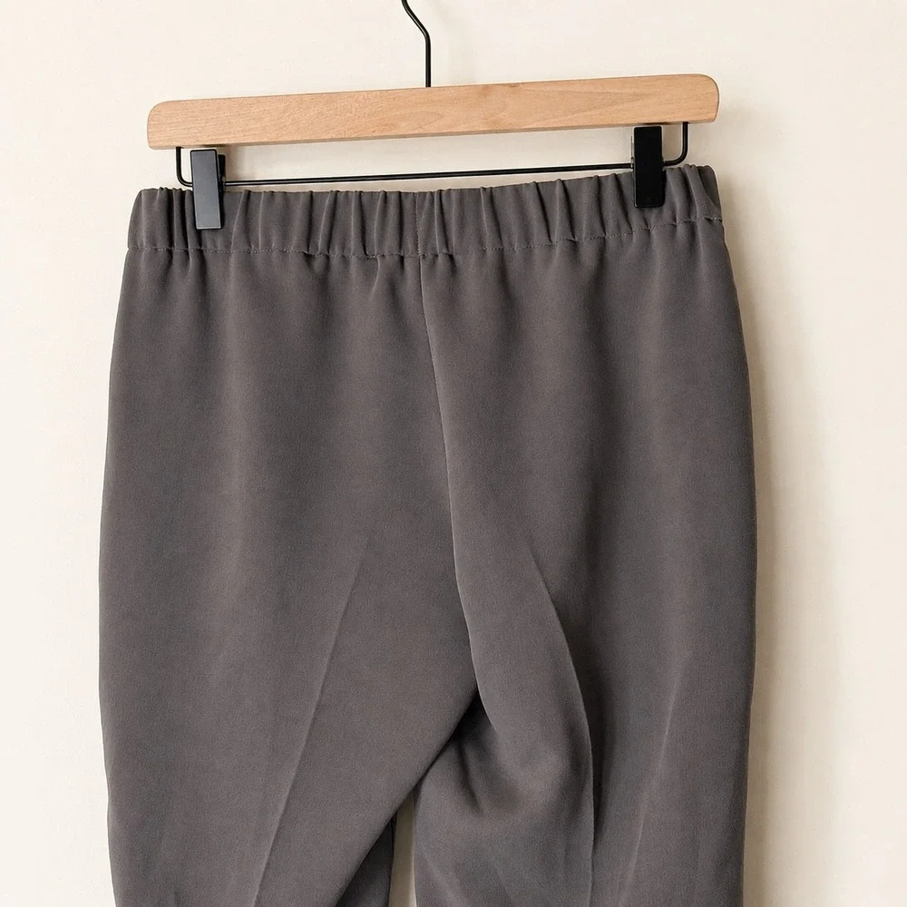 Aritzia Wilfred Darontal Pants Women Size 0 Gray Tapered Pull On Trousers